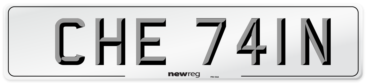 CHE 741N Number Plate from New Reg